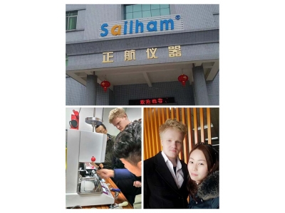 歡迎德國帥哥Erik來廠參觀，實(shí)地考察后